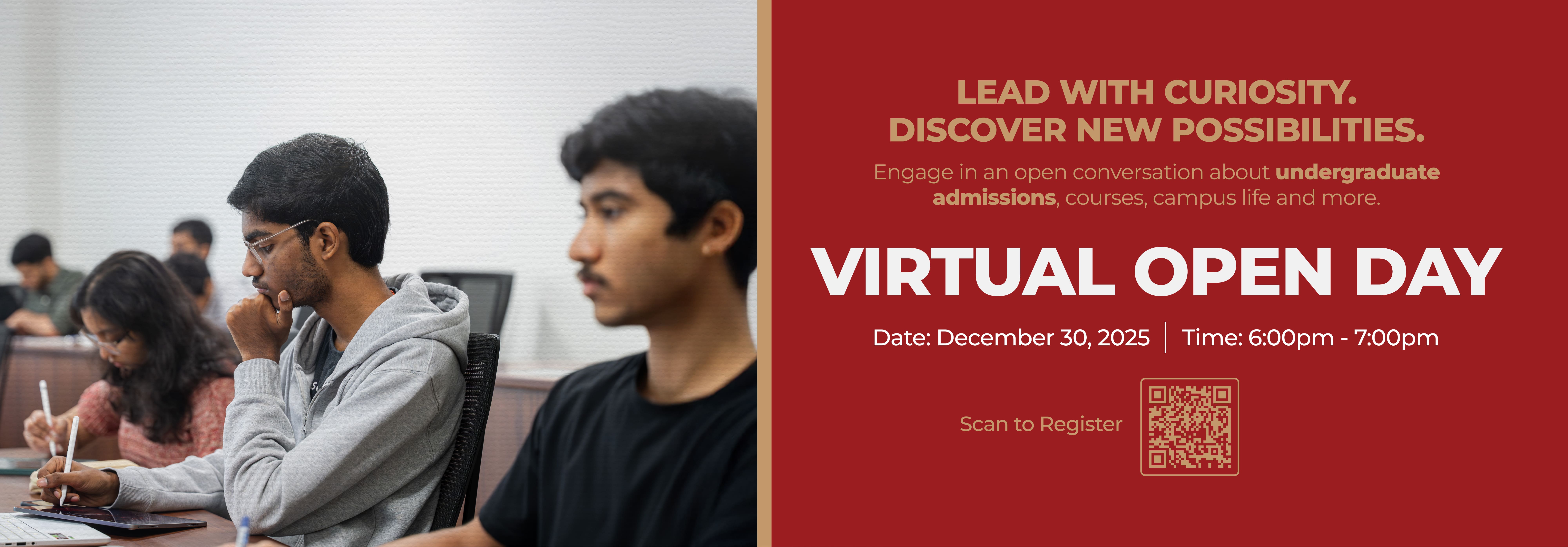 Open Day UG Admission