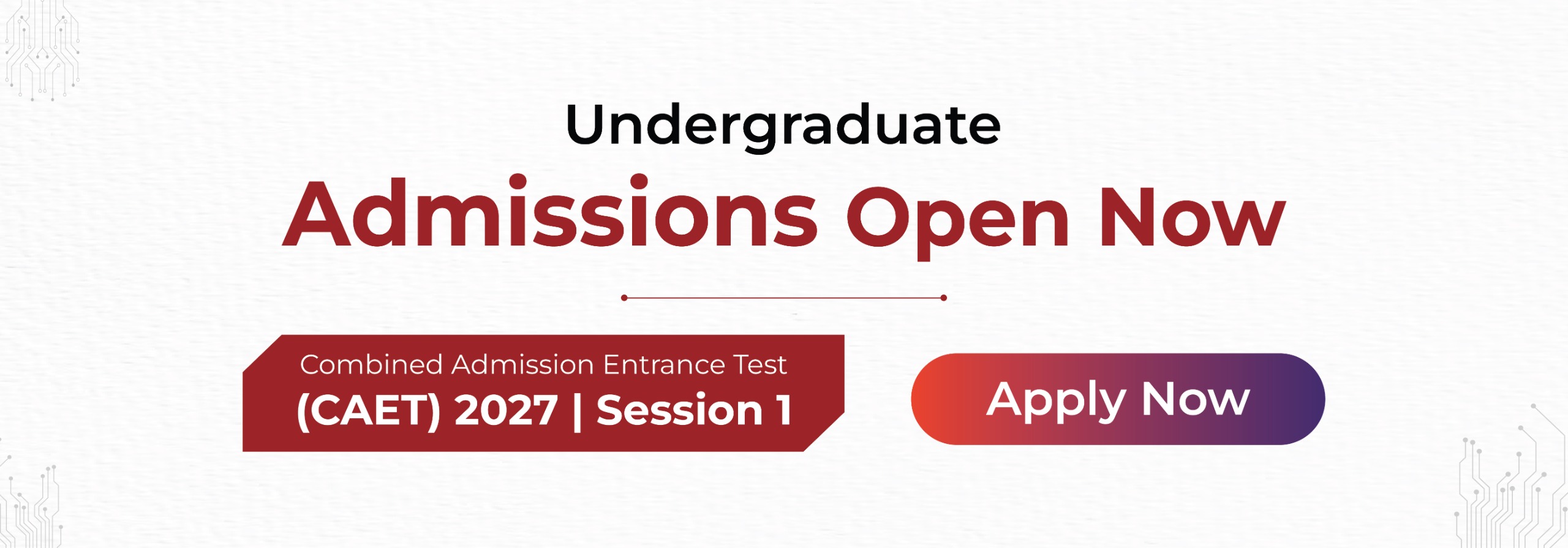 IITD-AD Admissions Open CAET 2027 Session-1 