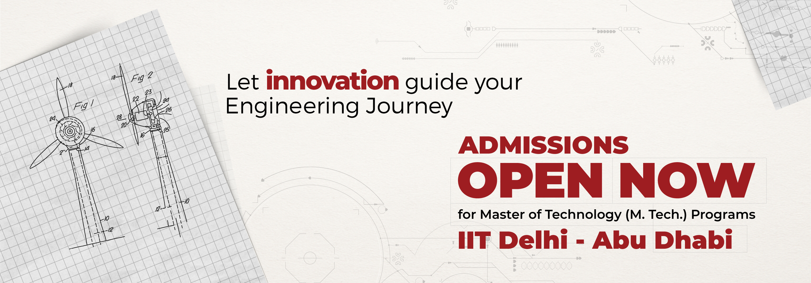 M. Tech. Admissions Open for 2026-27