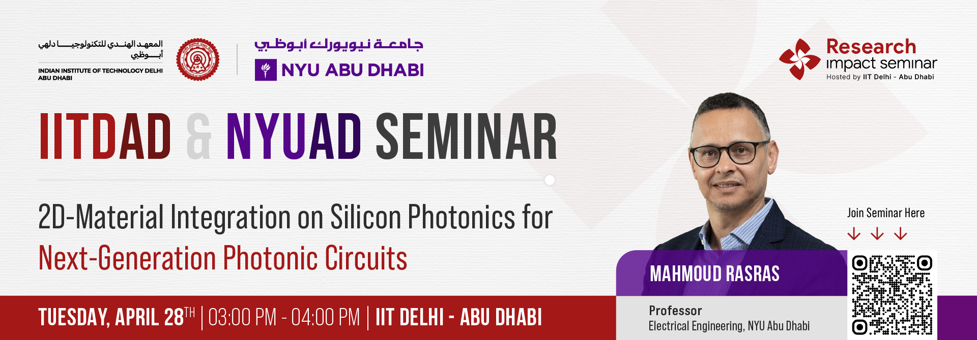 IITD-AD - NYUAD Seminar