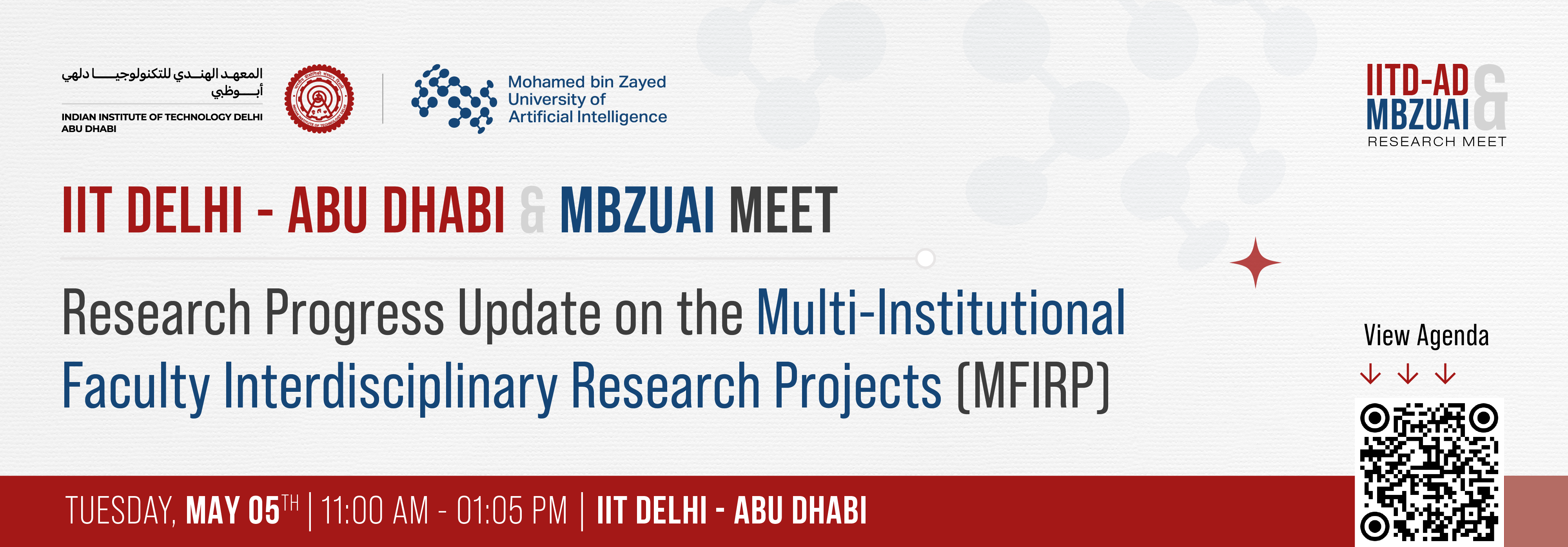 IITD-AD - MBZUAI Research Meet